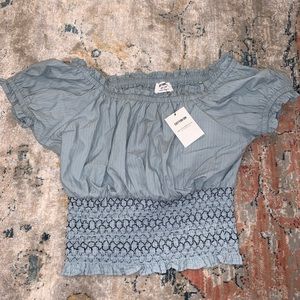 Cropped Blouse w/ tags never worn